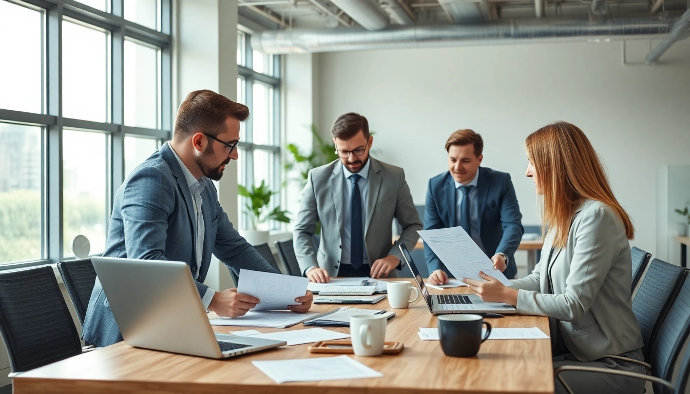 Engage with QSM document clearing services in a professional office environment.